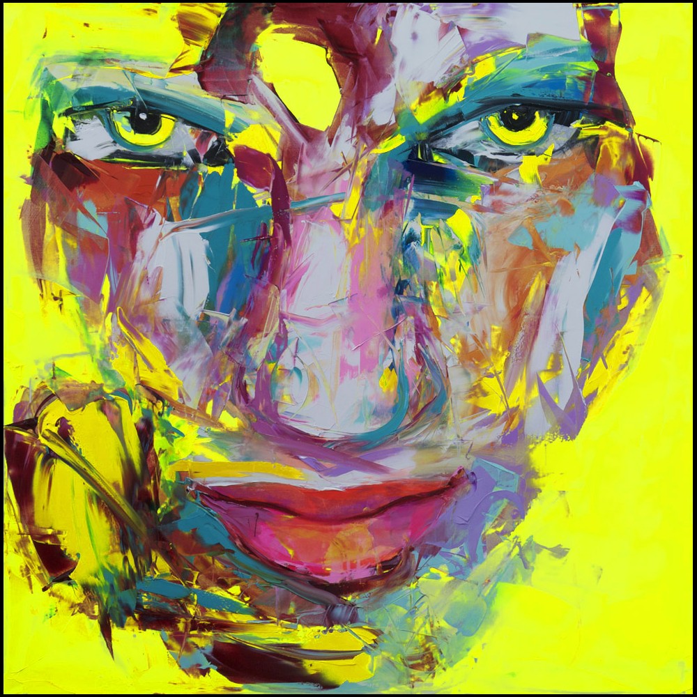 Francoise Nielly Portrait Palette Painting Expression Face183